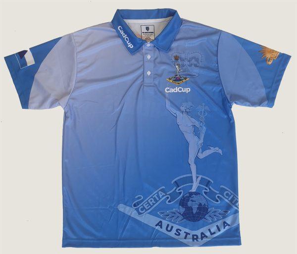 Promotional polo shirt all over design